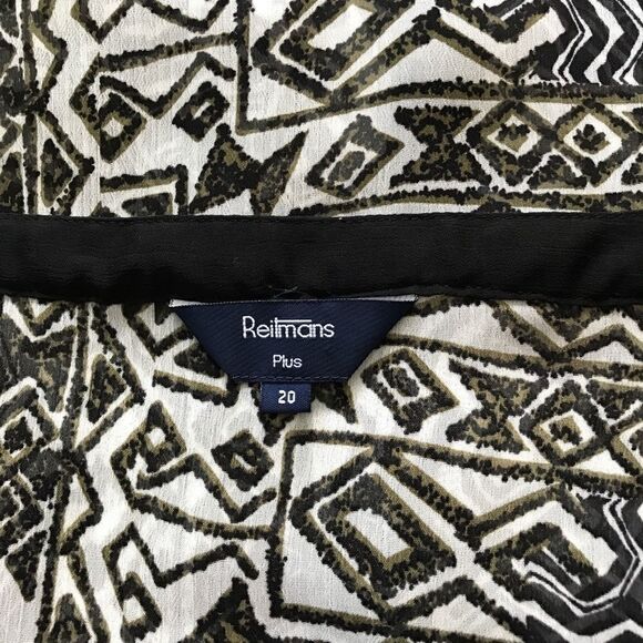 Reitmans PLUS sheer top blouse - Picture 5 of 11